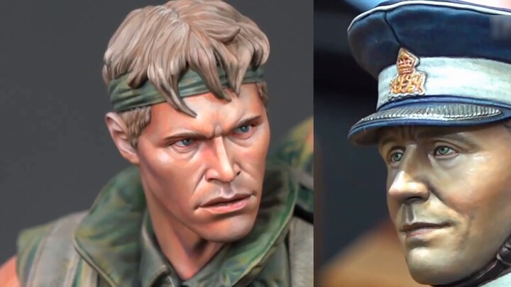You will learn it after watching it! The master teaches you the techniques of painting model dolls w