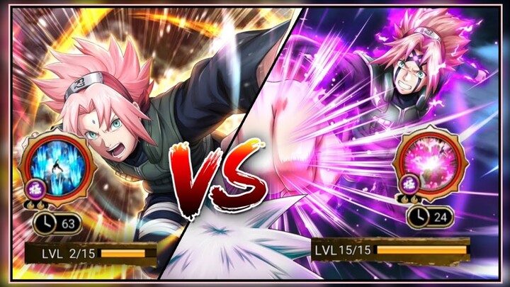 War Sakura Maxed Old Ex ult vs Rekit Ex Ult  Solo Attack Mission | Naruto x Boruto Ninja Voltage