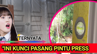 cara pasang Pintu Plat