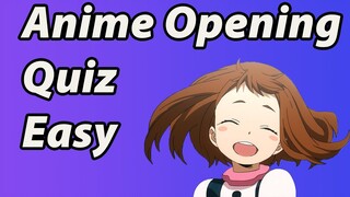 Anime Opening Quiz - Easy (40 Openings)