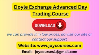 Doyle Exchange Advanced Day Trading Course