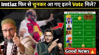 Imtiaz Jaleel फिर से चुनकर आ गए इतने Vote मिले? Aurangabad Imtiaz Jaleel Again Win Election 2024