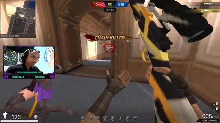 MODO SNIPER CONTRA OS MELHORES DA MADRUGA ENCONTREI O VETt OFF #pointblank #jogo