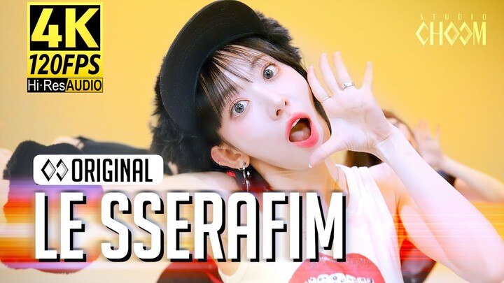 LE SSERAFIM «SPAGHETTI» STUDIO CHOOM [4K120 khung hình Hi-Res/CC phụ đề tiếng Trung/bản vũ đạo]