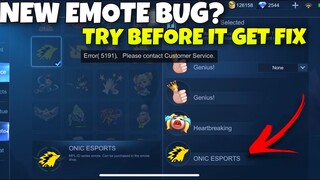 NEW BUG! USE ALL EMOTES BUG MOBILE LEGENDS | NEW EVENT BUG - NEW EVENT MOBILE LEGENDS