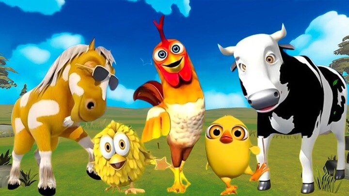 El Pollito Pío y el Tractor de la Granja Canciones de la Granja de Zenón Toro