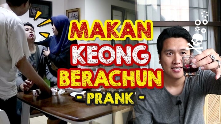 PRANK MUNT4H D4R4H GARA GARA MAKAN KEONG R4CUN!!