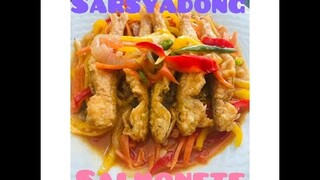 SARSYADONG SALMONETE ( Panlasang Pinoy)