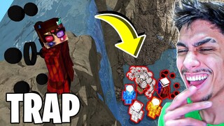 FIZEMOS UMA TRAP no NARUTO 𝗡𝗢 Minecraft Pocket Edition !! Naruto Jedy Guerra 𝗘𝗣.  6 ‹ Ine ›