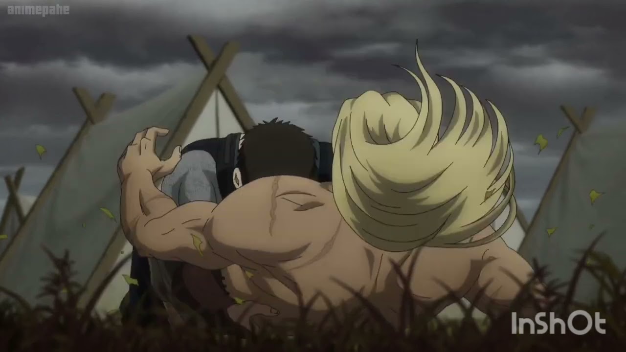 Canuto vs Wulf  VINLAND SAGA SEASON 2 (DUBLADO) 