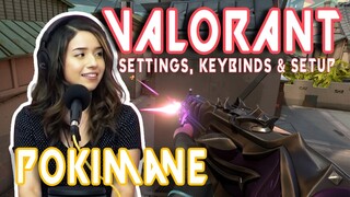 Pokimane Valorant Settings, Keybinds and Setup