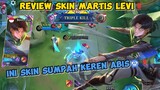 REVIEW SKIN MARTIS LEVI ATTACK ON TITAN🥶‼️- Mobile Legends