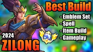 ZILONG BEST BUILD 2024 | TOP 1 GLOBAL ZILONG BUILD | ZILONG - MOBILE LEGENDS | MLBB