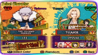 TOBIRAMA VS TSUNADE - NARUTO ULTIMATE NINJA 5 ANDROID GAMEPLAY
