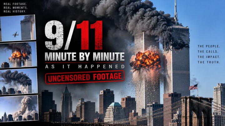 911 Minute by Minute As It Happened Uncensored Footage - The World History Channel