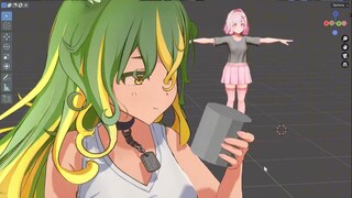 Not only does your model fight in Blender, it also breaks the UI