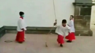 The joyful chimes from little angels...