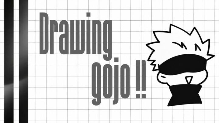 Redraw gojo Satoru [coloring] 👀😳