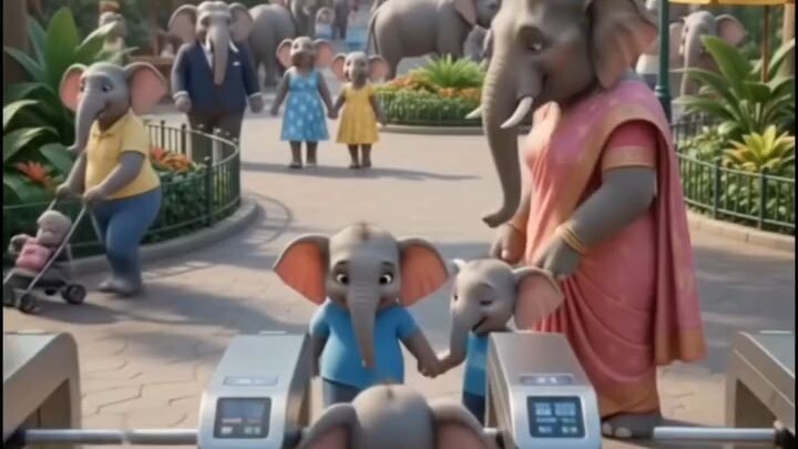 elephant and his son