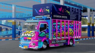 SHARE LIVERY MOD CANTER FASTBLUE MUKHLAS $2 UPDATE||MOD BUSSID TERBARU