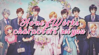 HoneyWorks characters' VAs!