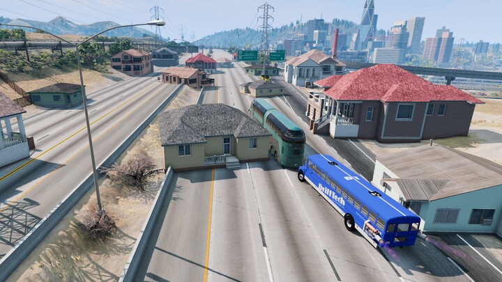 When an entire road is lined with holdouts