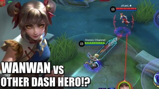 WANWAN VS HARITH, KARRIE AND CHOU!? DASH HERO BATTLE