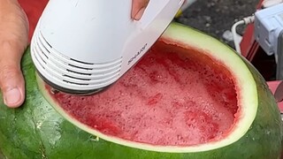 No need to fill a cup, just drink it like this
