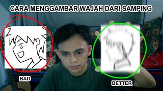 CARA MENGGAMBAR DARI SAMPING ANIME