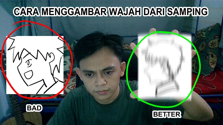 CARA MENGGAMBAR DARI SAMPING ANIME