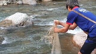 fishing in Nepal | Nepalese fishing style | cast-net fishing |