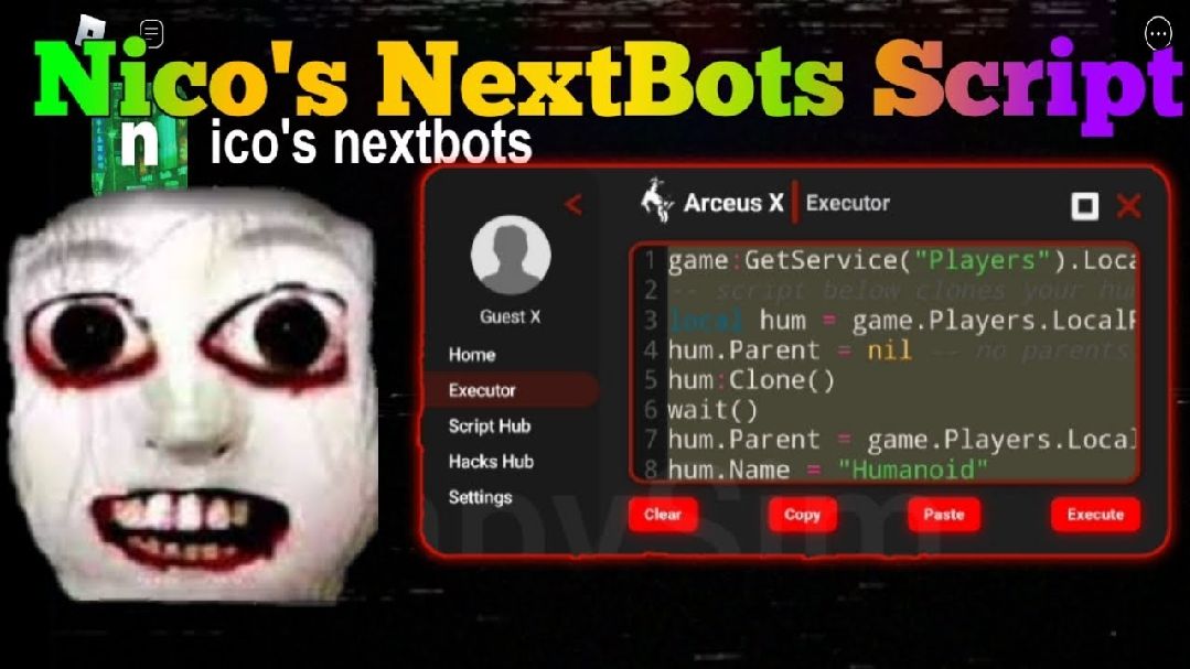 Nico's NextBots Script Arceus X God Mode - BiliBili