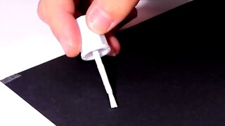 用涂改液画画？这味太顶了！