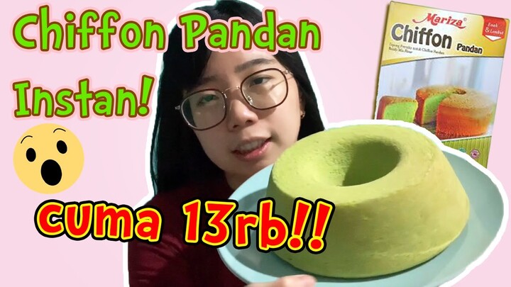 Cara Membuat Chiffon Pandan  | Instant Cuma 13.000 !!! Super Gampang [Tutorial]