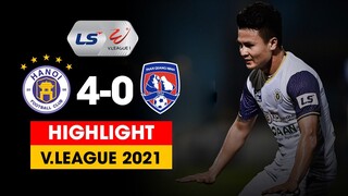 Highlight Hà Nội FC - Quảng Ninh| Quang Hải Ghi Siêu Phẩm Nhấn Chìm QN Trên Sân Nhà| Khán Đài Online