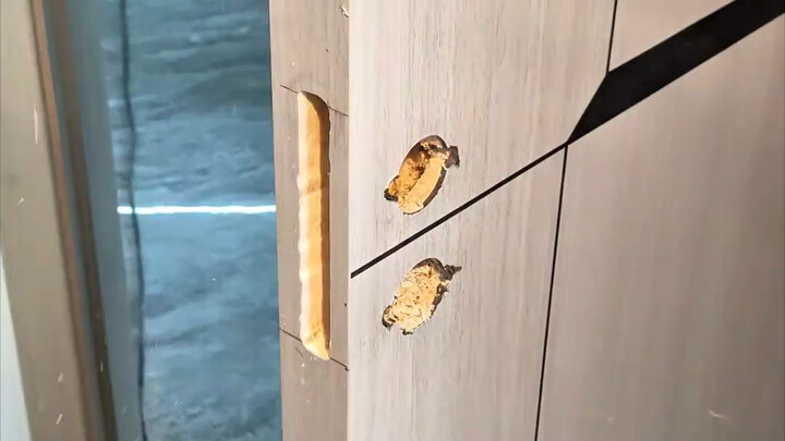 Wood Door Lock Installation Process