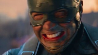 Captain America một mình chiến đấu với đội quân của Thanos, hắn luôn là người đứng đầu trận chiến