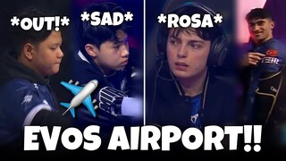 GROUP EXIT!! EVOS IS SAD AFTER GETTING SENT TO AIRPORT BY FIRE FLUX… 🤯✈️