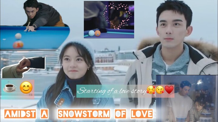 😱🥰Handsome fall in love with her on first sight🥰Amidst a Snowstorm of Love ☕️😊Yin Guo X Lin Yiyang❤️