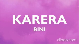 Karera - BINI (Lyrics) | "Wag mag-alala, buhay ay 'di karera" (sped up + reverb)