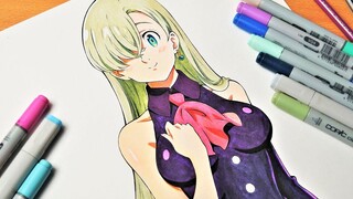 ภาพวาด Elizabeth - Nanatsu no Taizai (บาปทั้งเจ็ด)