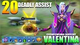 Valentina Deadliest Mage Ever! Amazing Skill Combo | Valentina Gameplay By ῆῆჯჯ ~ MLBB