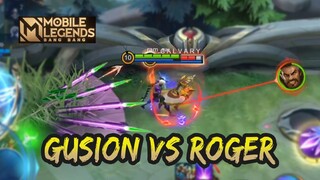 SAVAGE 🔥🔥🔥 GUSION RAM SW VS HYPER ROGER | GAMEPLAY #57 | MOBILE LEGENDS BANG BANG