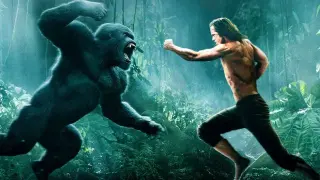 Guy Fights Against Big Gorilla, the Winner Will Rule the Jungle