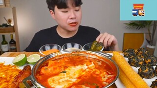 Mukbang bánh gạo cay Hàn Quốc phần 3 #anngon