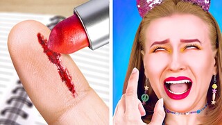 EPIC PRANKS DIYS FOR SCHOOL! || Funny Prank Ideas by 123 Go! GENIUS