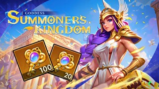 FREE 160 TIKET!! REDEEM 4 GIFTCODE & GACHA BRUTAL 210x AUTO PANEN SSR - SUMMONERS KINGDOM GODDES