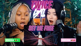 TWICE "SET ME FREE" M/V reaction