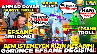 BENİ İSTEMEYEN KIZIN HESABIMI GÖRÜNCE EFSANE DEĞİŞİMİ 😂 PUBG MOBİLE TROLL