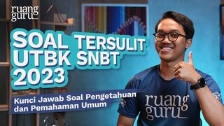 KUNCI JAWAB SOAL PENGETAHUAN DAN PEMAHAMAN UMUM UTBK SNBT 2023 - TPS | #JanganTakut SNBT